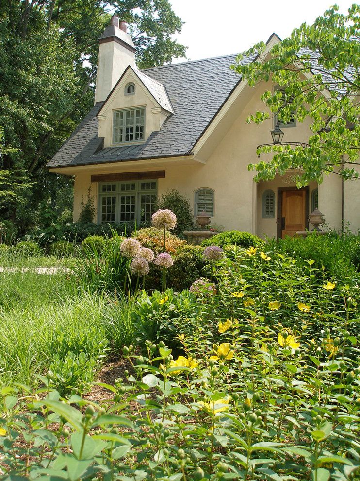Dormer Windows for a Traditional Landscape with a Retreat and Summer's Garden by Wheat's Landscape