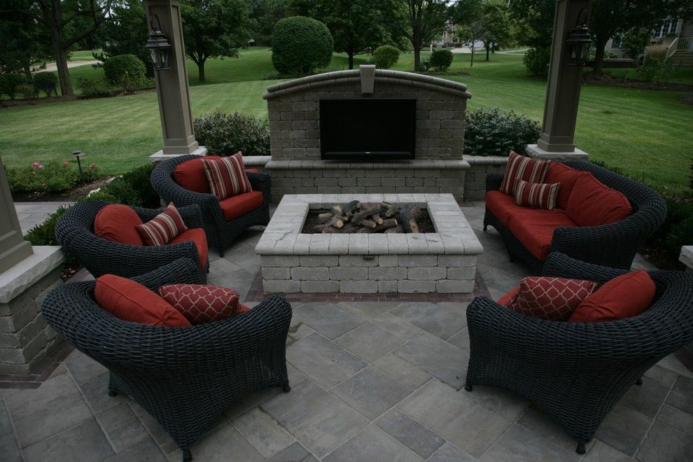 Unilock Pavers for a Traditional Patio with a Brick Pavers Naperville and Unilock Brick Pavers by Jr's Creative Landscaping