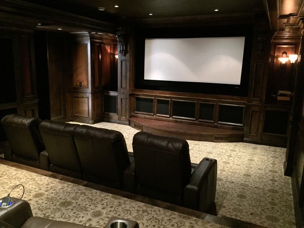 Edina Movie Theater for a Traditional Home Theater with a in Home Theatre and Rancho Santa Fe Full House, and Underground Theater by A/v Consulting