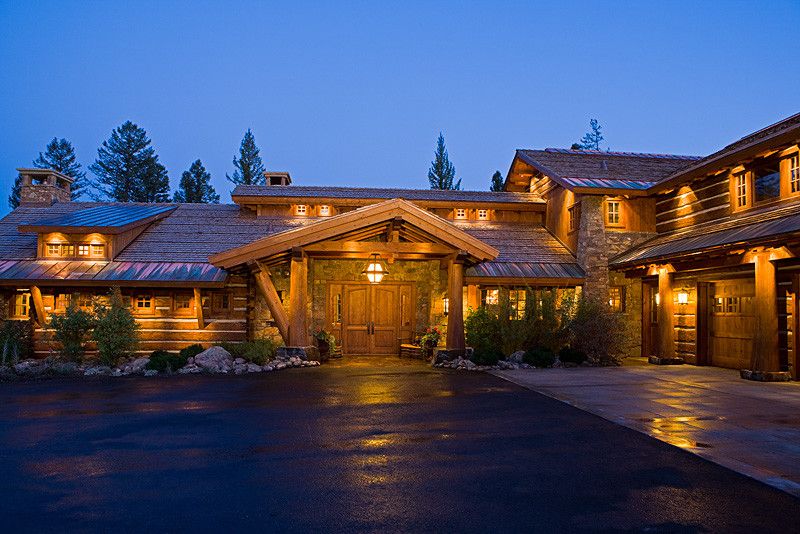 Kb Homes Denver for a Traditional Entry with a Horizontal Wood Siding and Bear Basin Ranch by Centre Sky Architecture Ltd