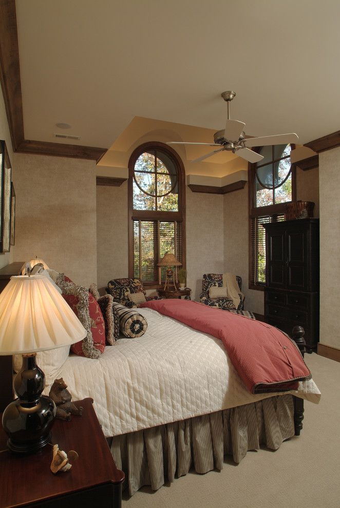 The Nook Atlanta for a Eclectic Bedroom with a Wood Trim and Mereside Bedroom by Ls3p | Neal Prince Studio